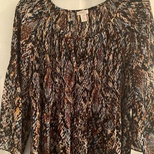 SPENSE TOP SIZE XL WITH BUTTERLY SLEEVES